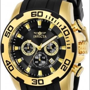 Invicta Pro Diver Black Stainless Steel Chronograph Man’s Quartz Watch